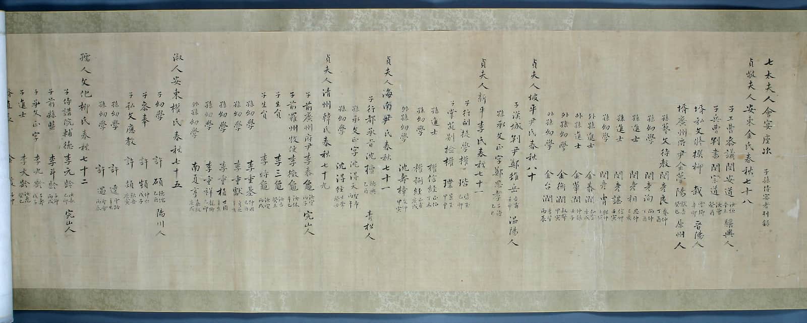 칠태부인경수연도