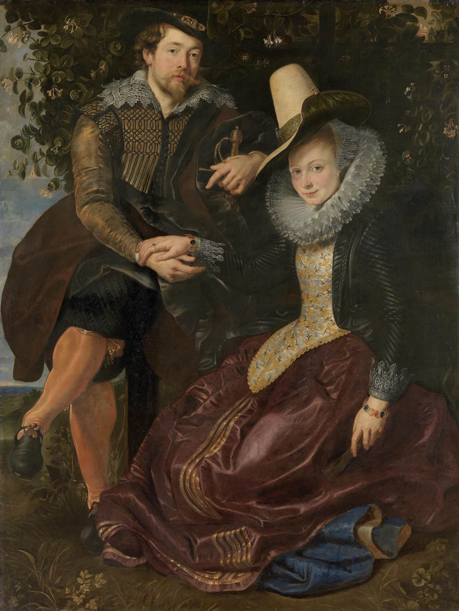 Rubens and Isabella Brant in the honeysuckle bower