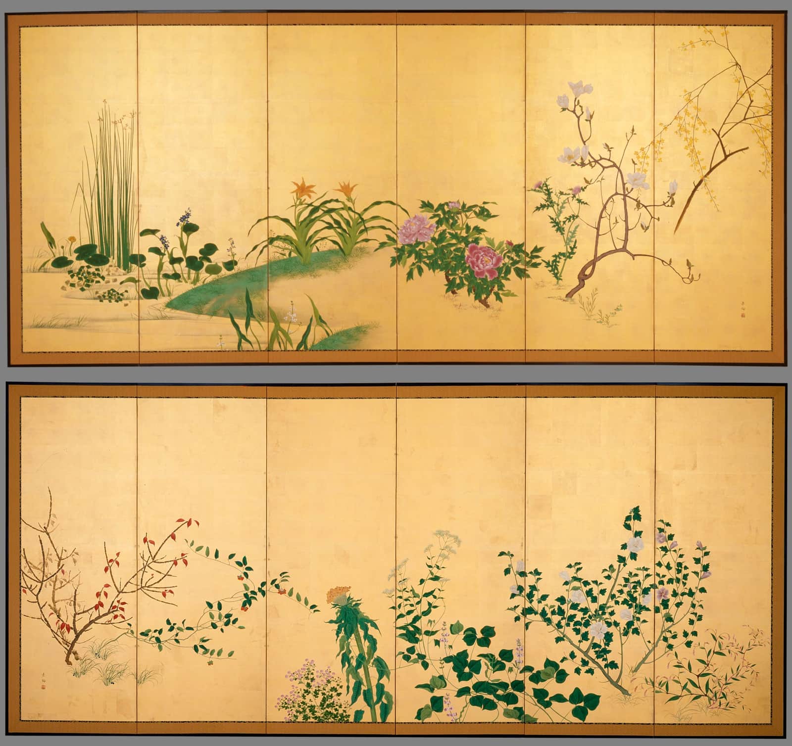Flowers and Plants of the Four Seasons