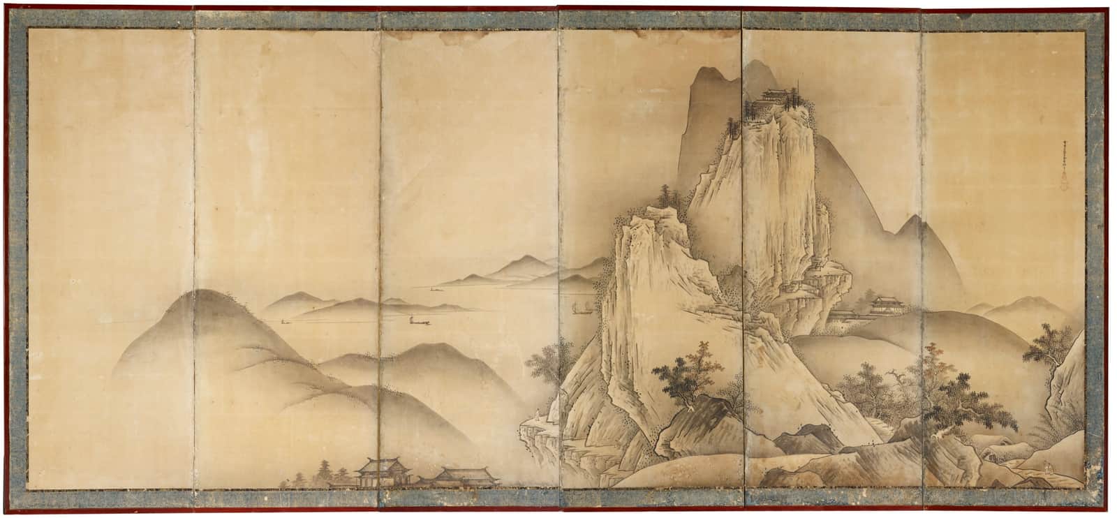 Landscape with Travelers on Mountain Paths