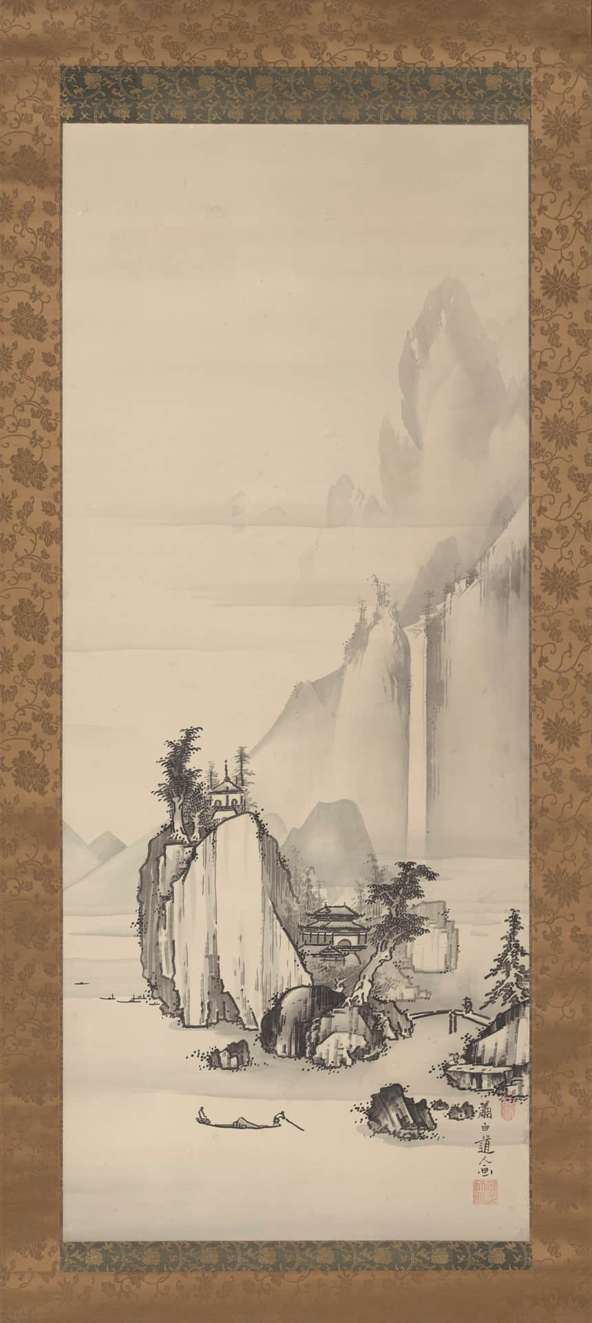Waterfall in a Landscape