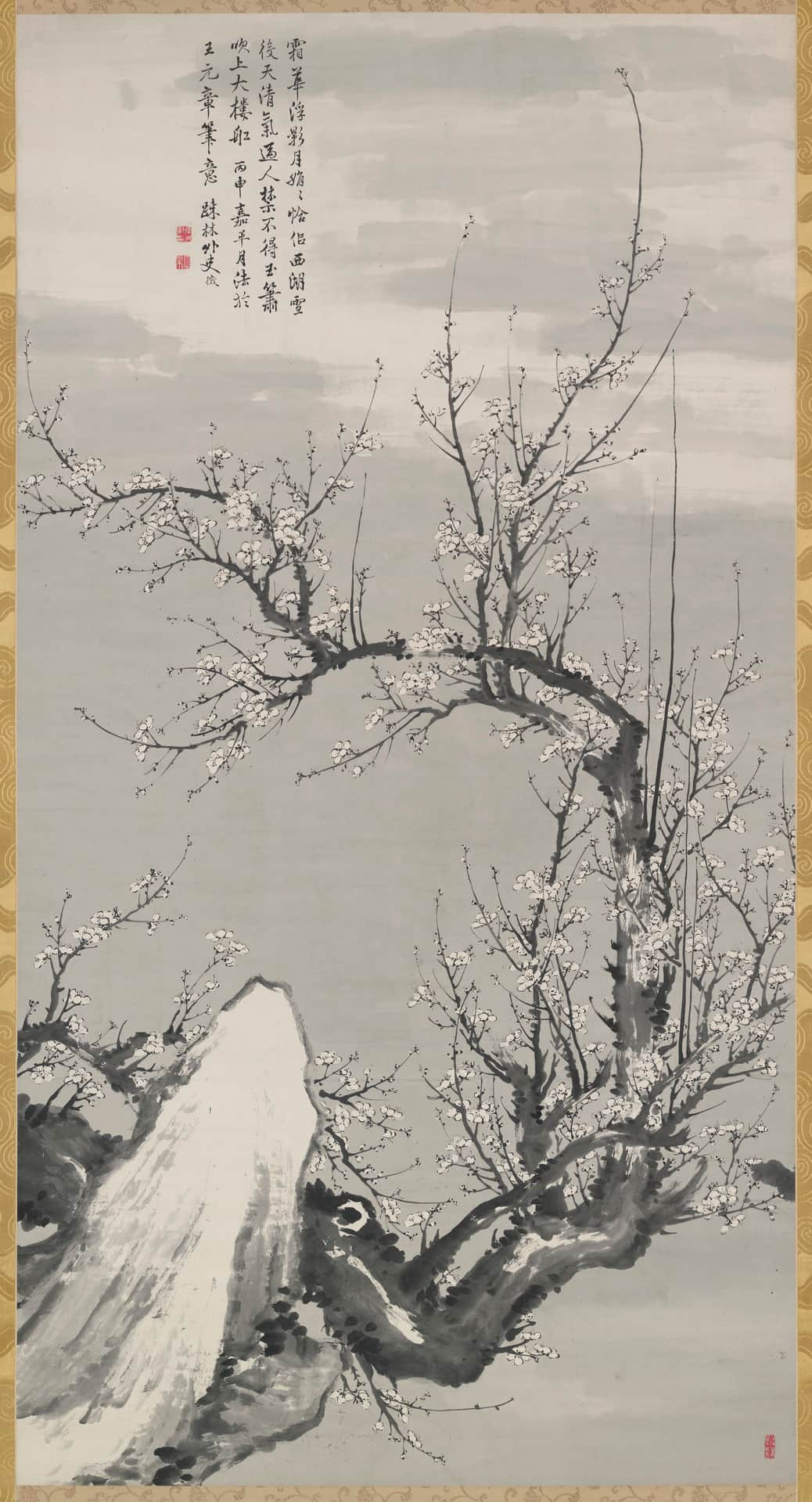 Ink Plum in the Style of Wang Mian