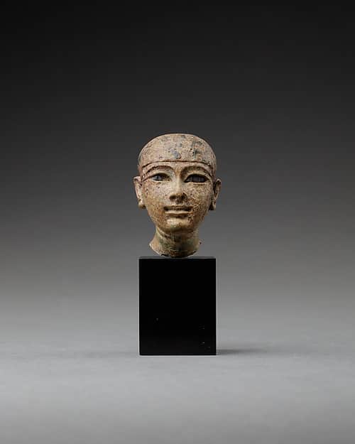 Head of a Statuette of Ptah