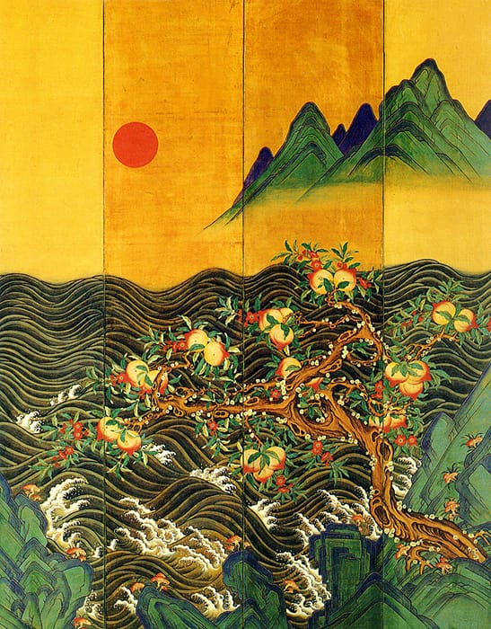일월반도도 병풍