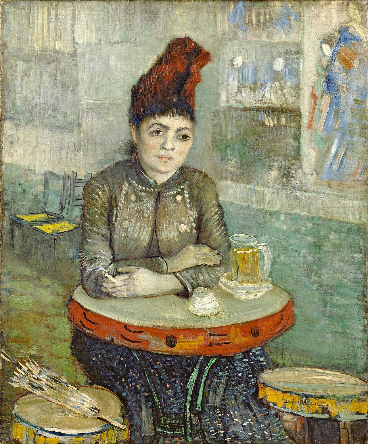 Agostina Segatori Sitting in the Café du Tambourin