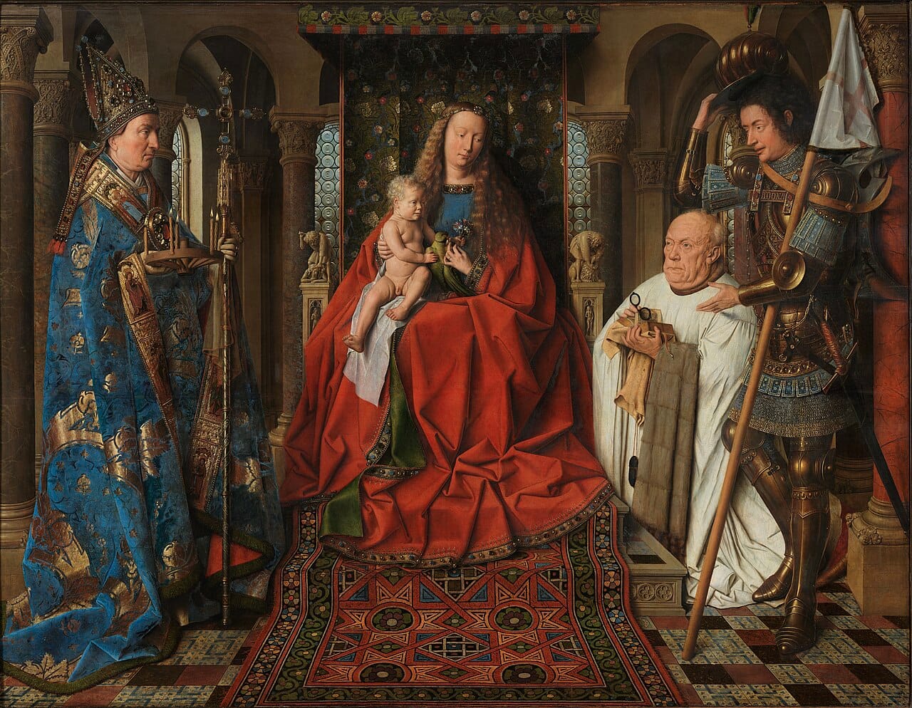 Madonna with Canon Joris van der Paele