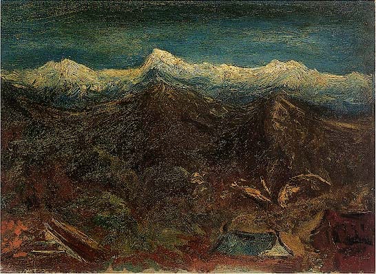 Snow on Mount Yu