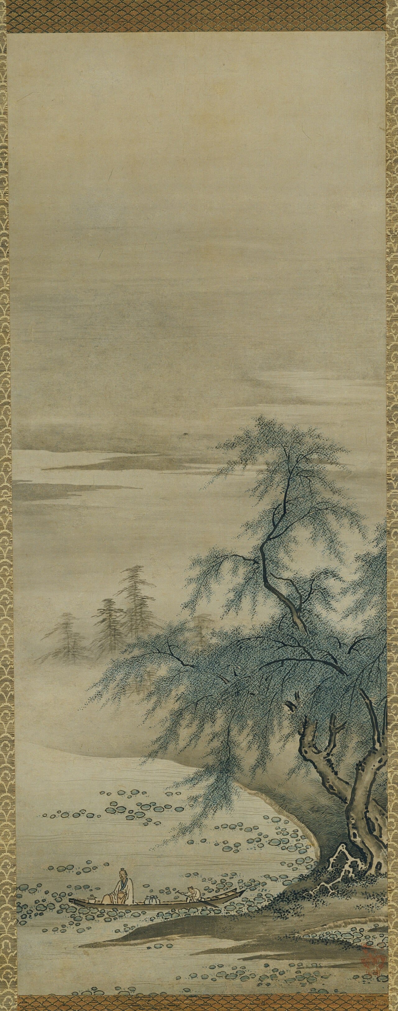 Zhou Maoshu Admiring Lotuses