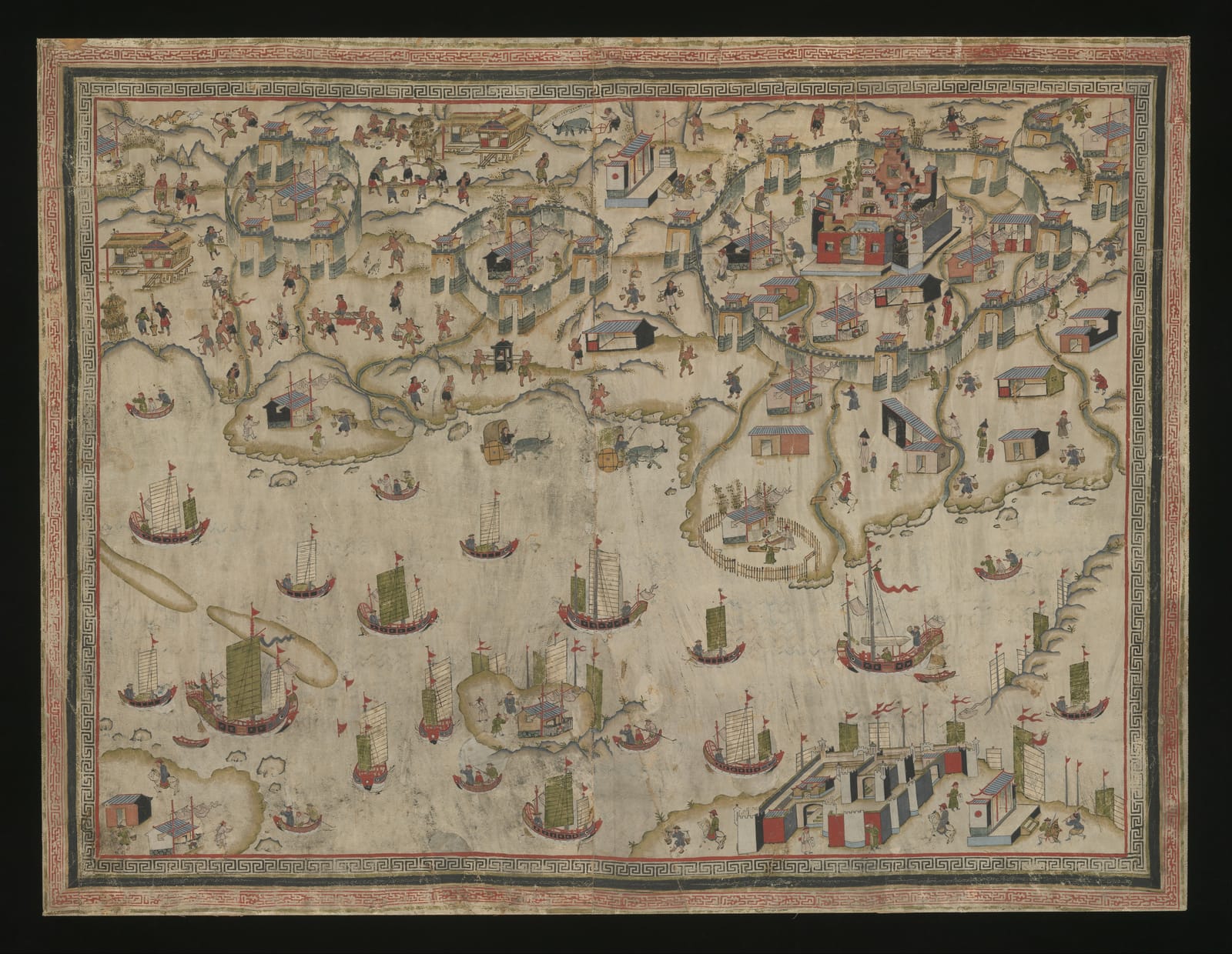 Forts Zeelandia and Provintia and the City of Tainan