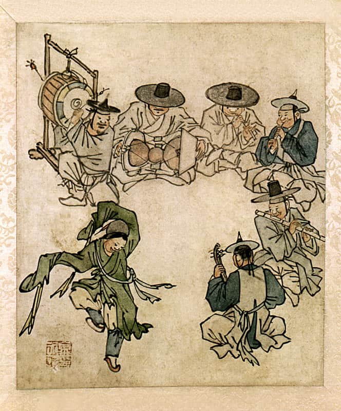 김홍도 필 풍속도 화첩