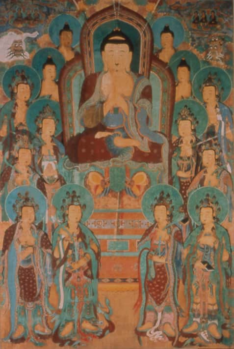 화엄사 대웅전 삼신불탱