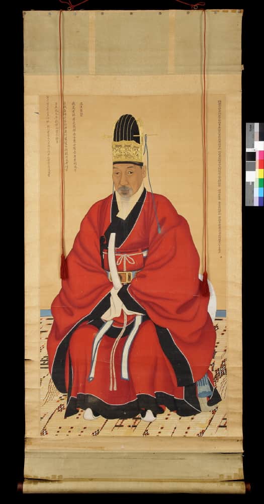 채제공 초상 일괄 - 금관조복본