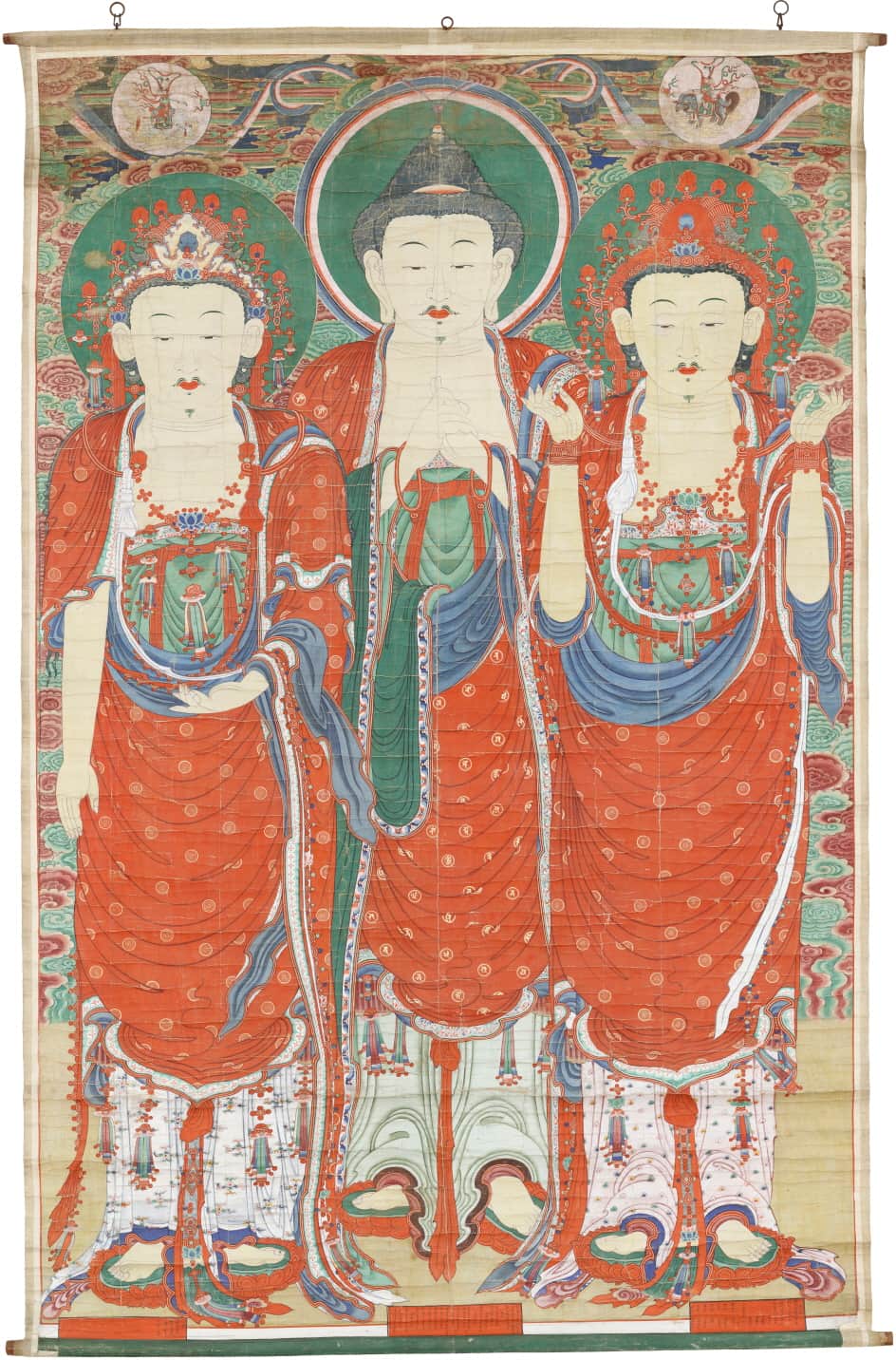 서울 청룡사 비로자나불 삼신괘불도