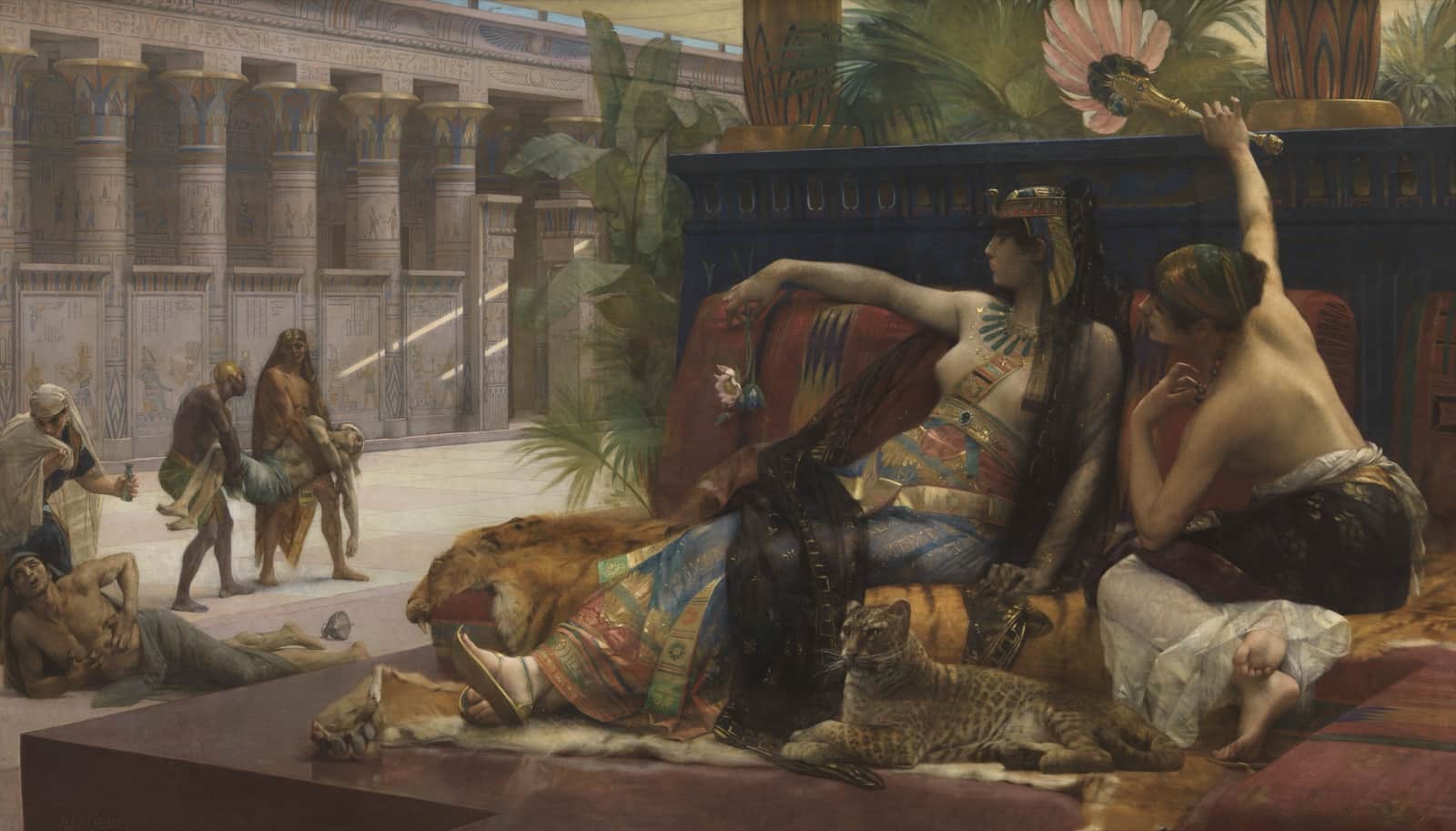Cleopatra Testing Poisons on Condemned Prisoners