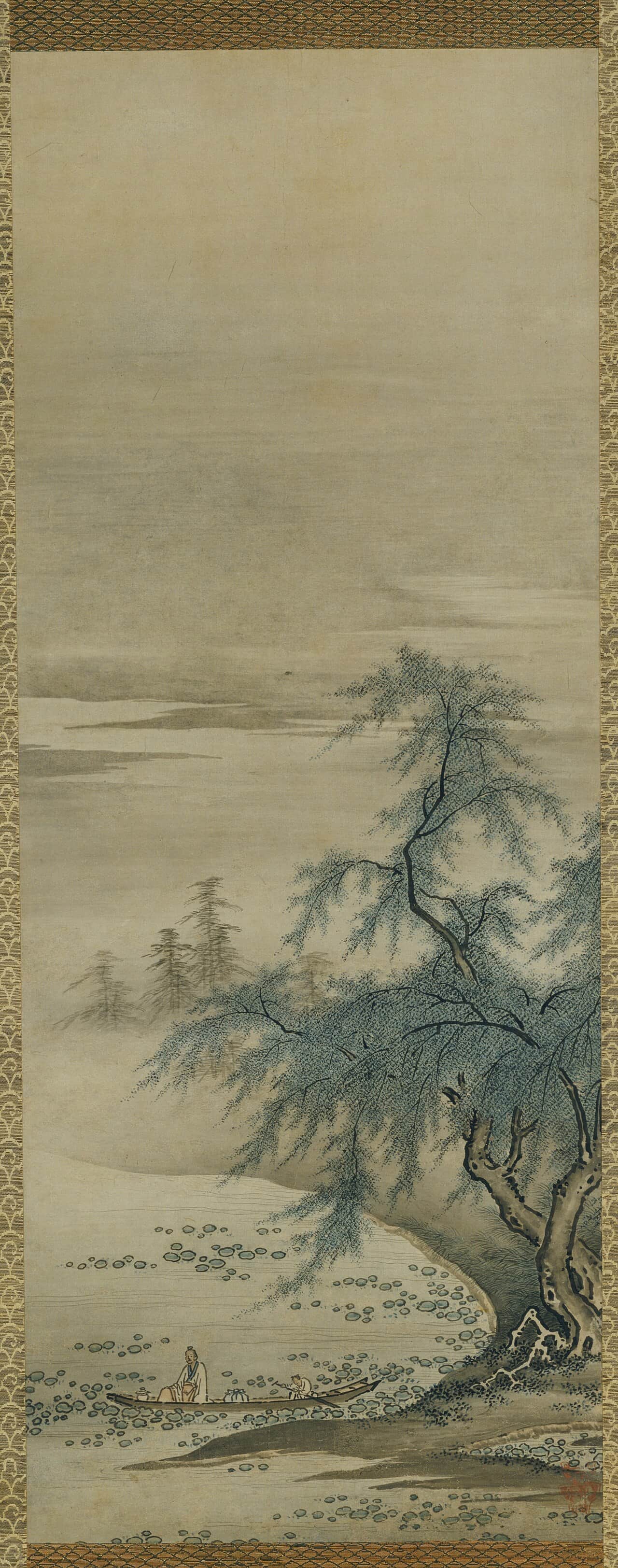 Zhou Maoshu Admiring Lotuses
