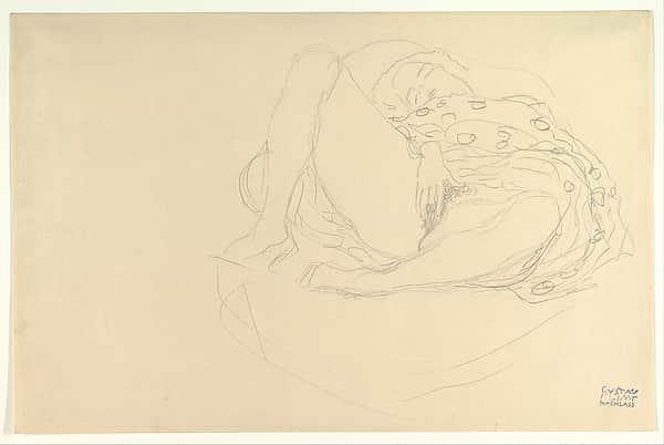Reclining Nude with Drapery