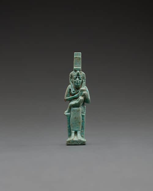 Figure of Isis nursing Horus