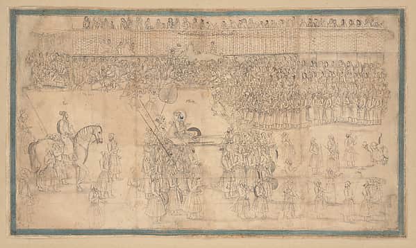 Prince A'zam Shah Enters Ahmedabad