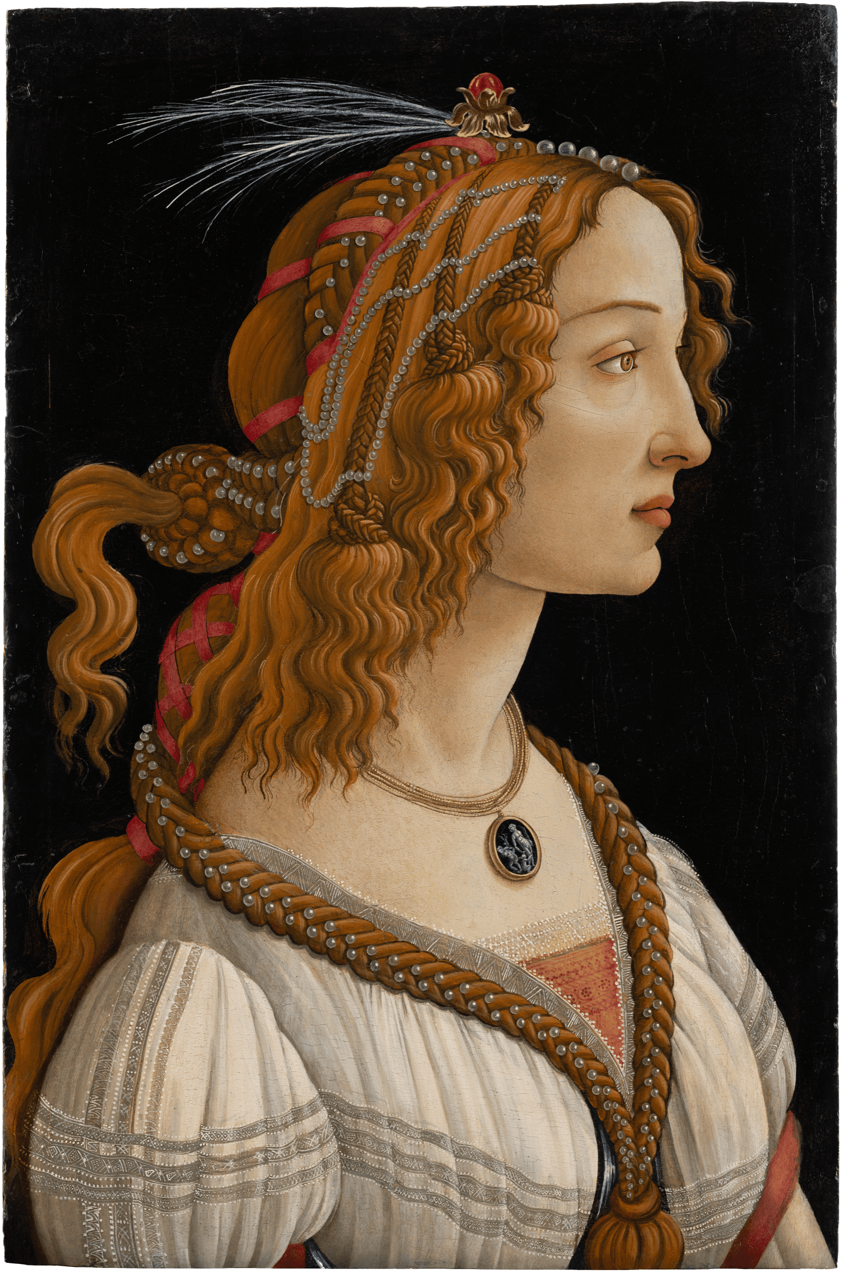 Idealized Portrait of a Lady (Portrait of Simonetta Vespucci as Nymph)