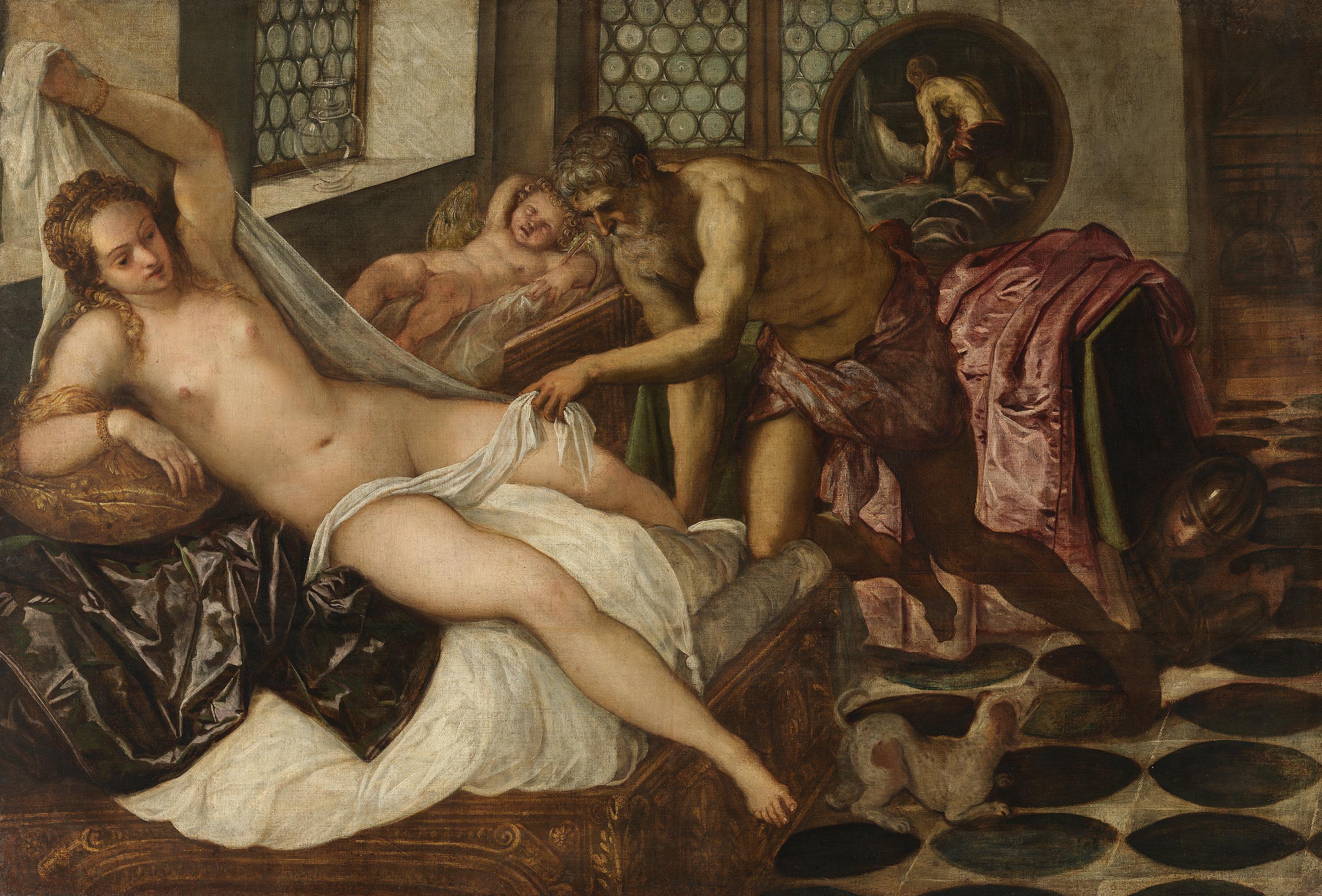 Venus and Mars Surprised by Vulcan