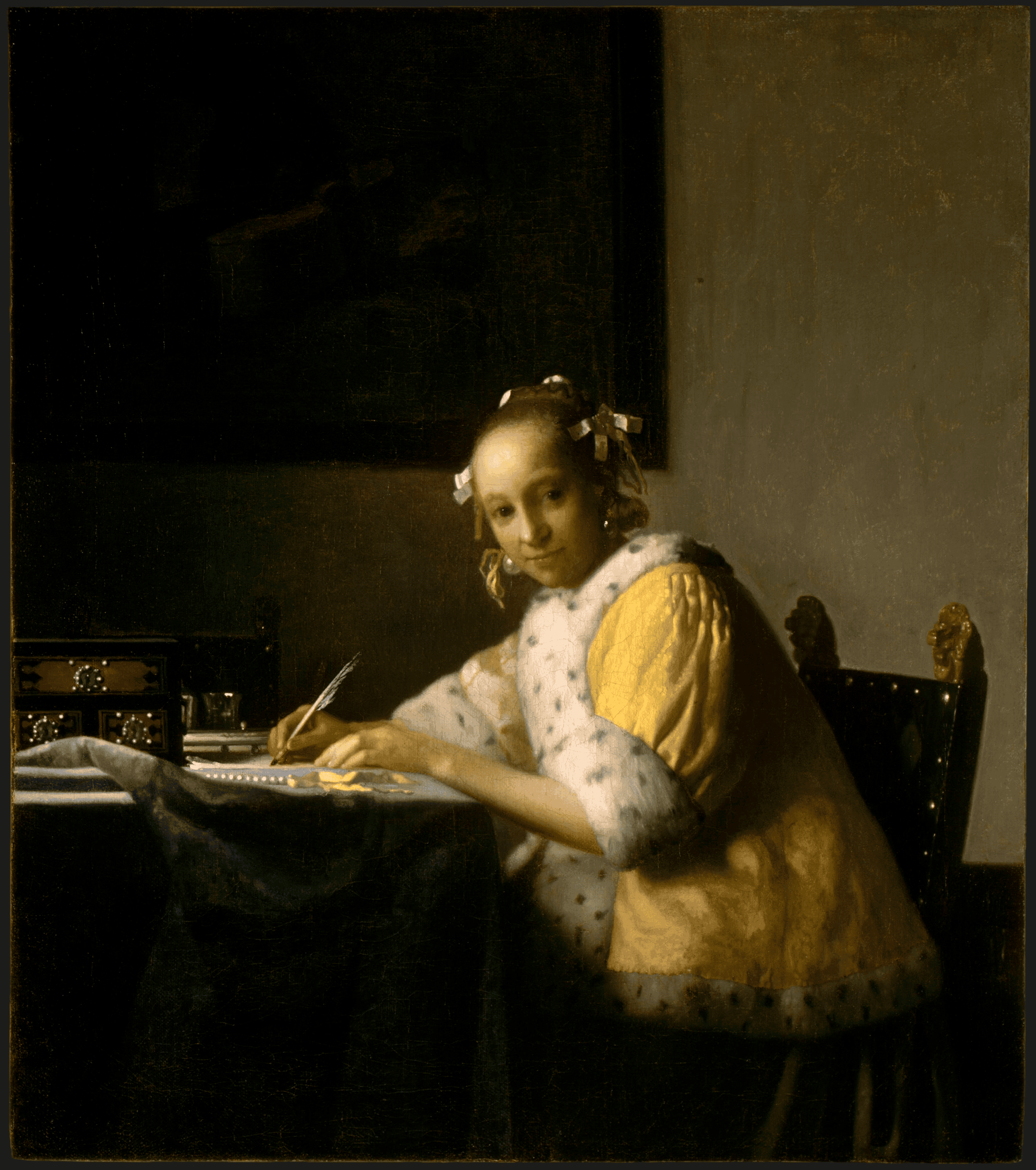 A Lady Writing a Letter