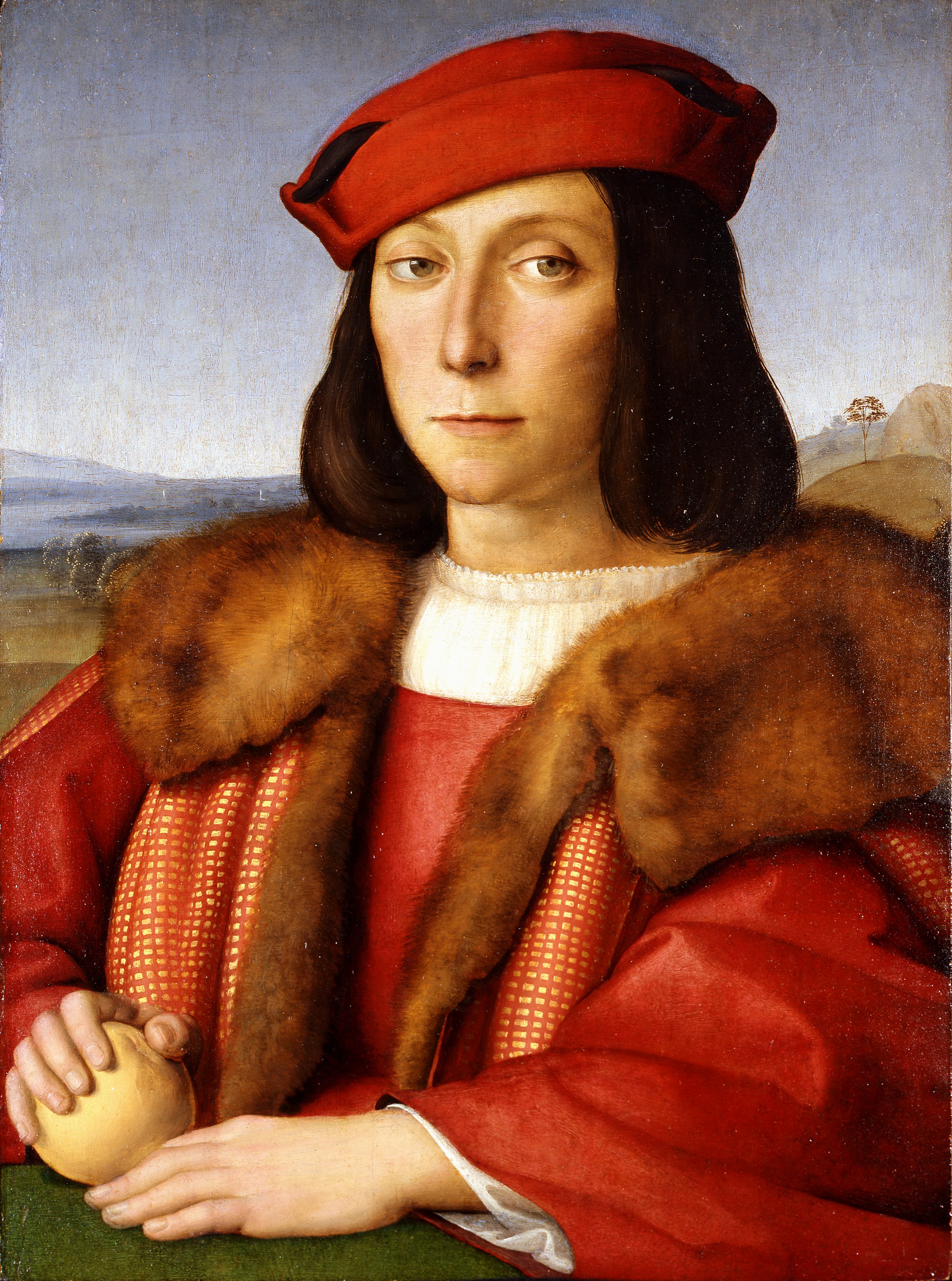 Portrait of a Young Man with an Apple