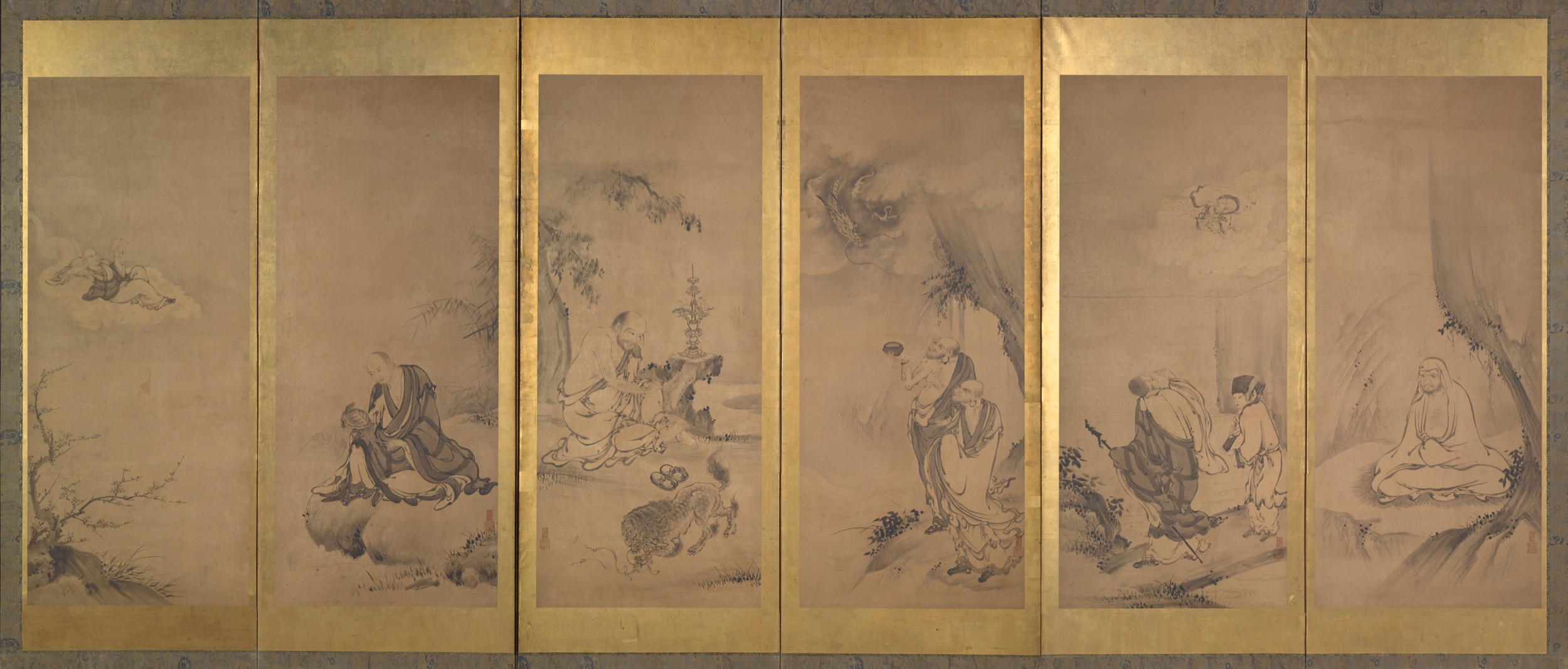 Buddhist, Daoist, and Confucian Patriarchs