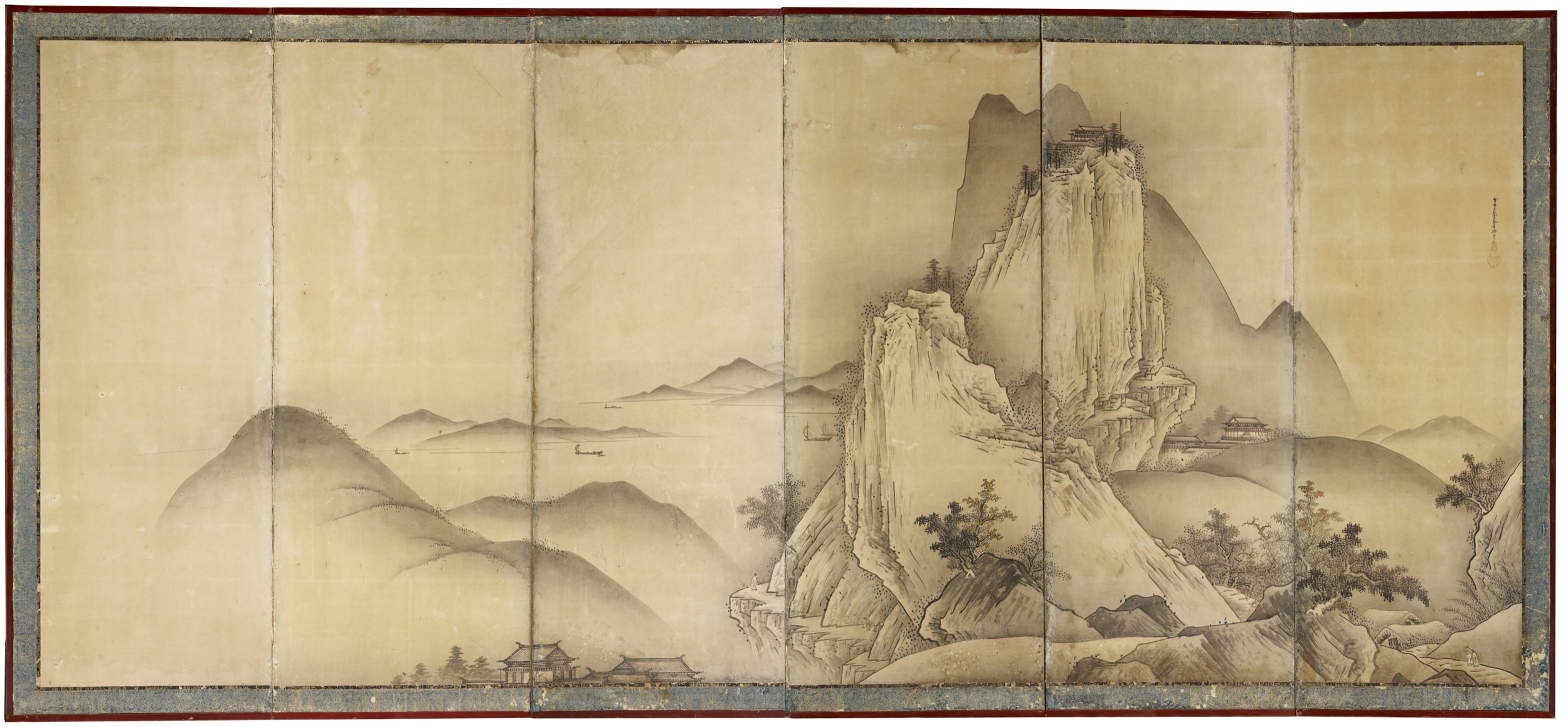 Landscape with Travelers on Mountain Paths