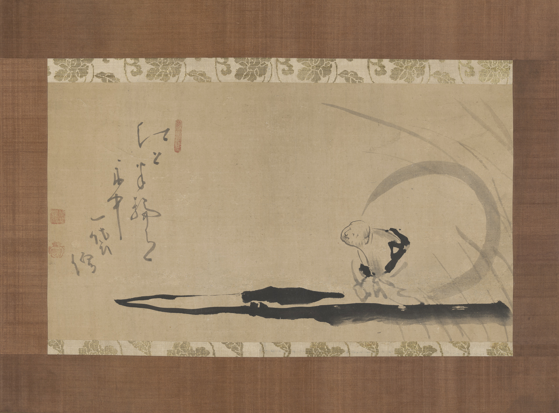 Hotei in a Boat