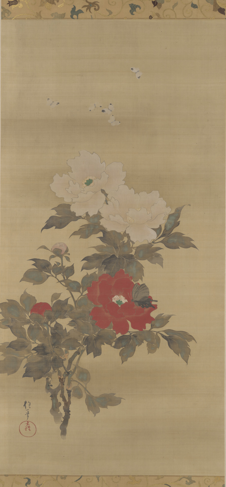 Peonies and Butterflie
