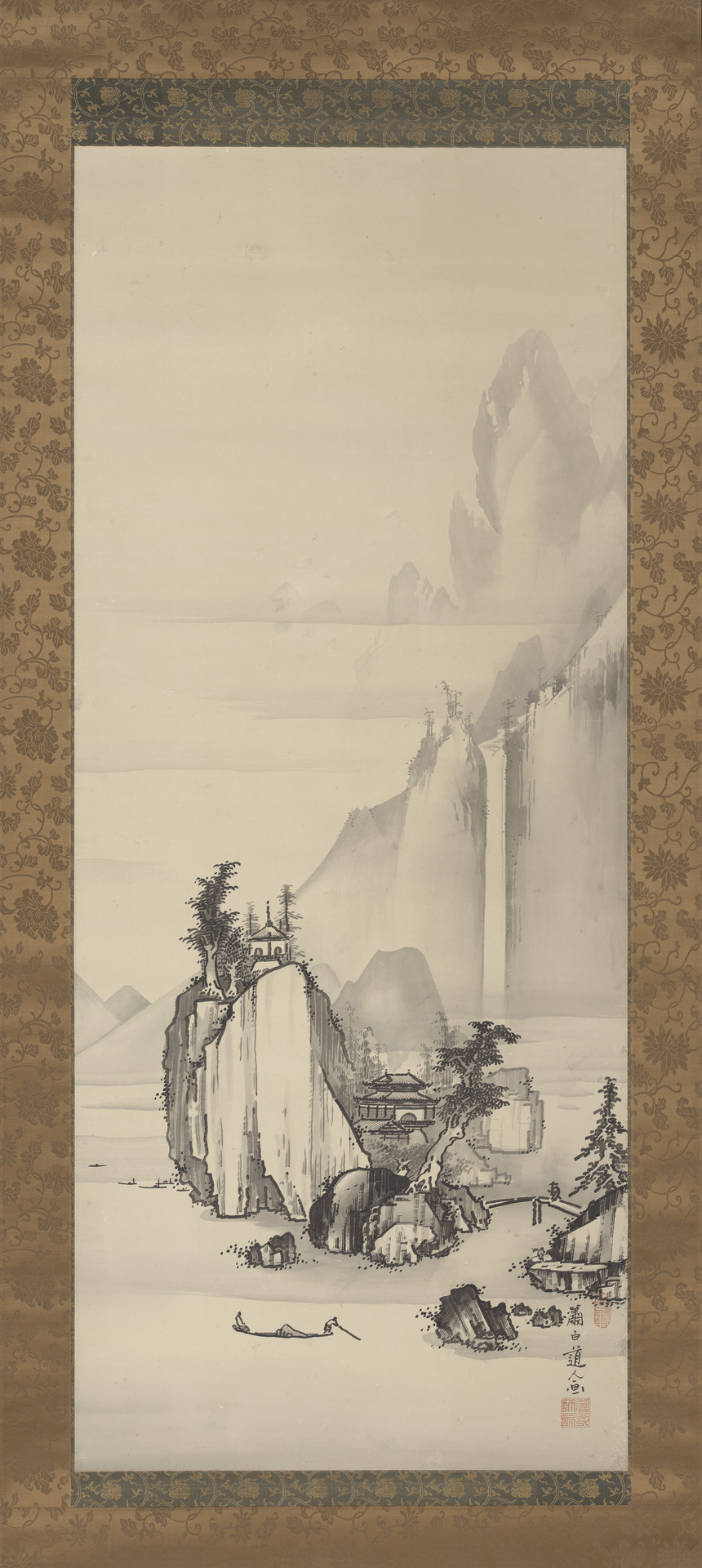 Waterfall in a Landscape