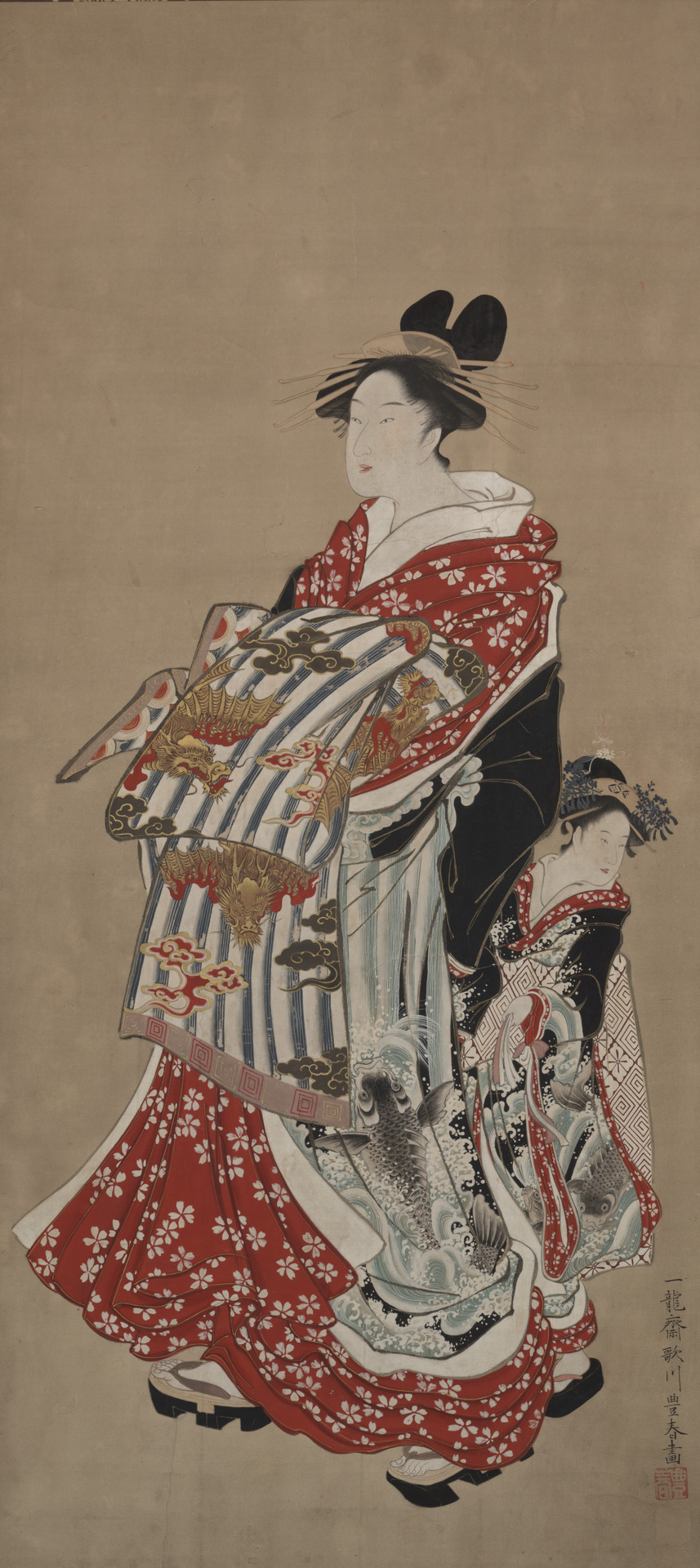 Courtesan and Attendant